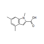 1,4,6-Trimethylindole-2-carboxylic Acid