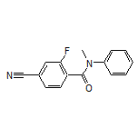 4-Cyano-2-fluoro-N-methyl-N-phenylbenzamide