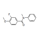 3-Fluoro-4-methoxy-N-methyl-N-phenylbenzamide