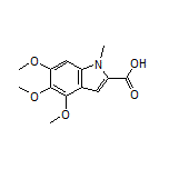 4,5,6-Trimethoxy-1-methylindole-2-carboxylic Acid