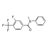 3-Fluoro-N-methyl-N-phenyl-4-(trifluoromethyl)benzamide