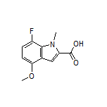 7-Fluoro-4-methoxy-1-methylindole-2-carboxylic Acid