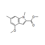 Methyl 4-Methoxy-1,6-dimethylindole-2-carboxylate