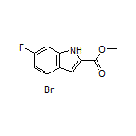 Methyl 4-Bromo-6-fluoroindole-2-carboxylate