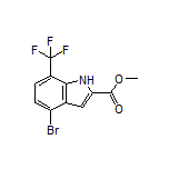 Methyl 4-Bromo-7-(trifluoromethyl)indole-2-carboxylate