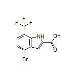 4-Bromo-7-(trifluoromethyl)indole-2-carboxylic Acid