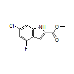 Methyl 6-Chloro-4-fluoroindole-2-carboxylate