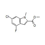 Methyl 6-Chloro-4-fluoro-1-methylindole-2-carboxylate