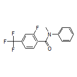 2-Fluoro-N-methyl-N-phenyl-4-(trifluoromethyl)benzamide