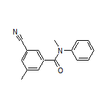 3-Cyano-N,5-dimethyl-N-phenylbenzamide