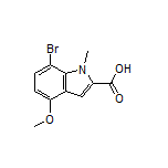 7-Bromo-4-methoxy-1-methylindole-2-carboxylic Acid