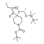 Ethyl 4-[(2S)-2-[(tert-Butyldimethylsilyl)oxy]-1-hydroxypropyl]-1-Boc-piperidine-4-carboxylate