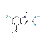 Methyl 6-Bromo-4-methoxy-1-methylindole-2-carboxylate