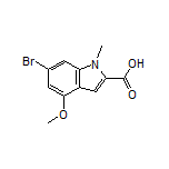 6-Bromo-4-methoxy-1-methylindole-2-carboxylic Acid