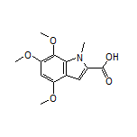 4,6,7-Trimethoxy-1-methylindole-2-carboxylic Acid