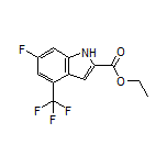 Ethyl 6-Fluoro-4-(trifluoromethyl)indole-2-carboxylate