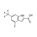 4-Fluoro-6-(trifluoromethyl)indole-2-carboxylic Acid