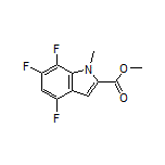 Methyl 4,6,7-Trifluoro-1-methylindole-2-carboxylate