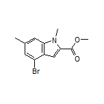 Methyl 4-Bromo-1,6-dimethylindole-2-carboxylate