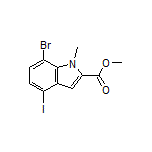 Methyl 7-Bromo-4-iodo-1-methylindole-2-carboxylate