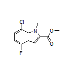 Methyl 7-Chloro-4-fluoro-1-methylindole-2-carboxylate