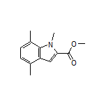 Methyl 1,4,7-Trimethylindole-2-carboxylate