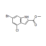 Methyl 6-Bromo-4-chloroindole-2-carboxylate