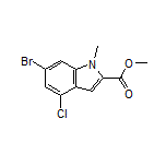 Methyl 6-Bromo-4-chloro-1-methylindole-2-carboxylate