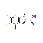 4,5,6-Trifluoro-1-methylindole-2-carboxylic Acid