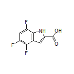 4,5,7-Trifluoroindole-2-carboxylic Acid