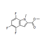 Methyl 4,5,7-Trifluoro-1-methylindole-2-carboxylate