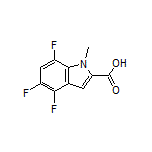 4,5,7-Trifluoro-1-methylindole-2-carboxylic Acid