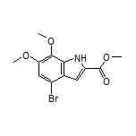 Methyl 4-Bromo-6,7-dimethoxyindole-2-carboxylate