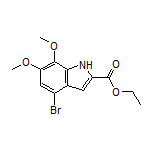 Ethyl 4-Bromo-6,7-dimethoxyindole-2-carboxylate