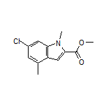 Methyl 6-Chloro-1,4-dimethylindole-2-carboxylate