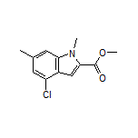 Methyl 4-Chloro-1,6-dimethylindole-2-carboxylate