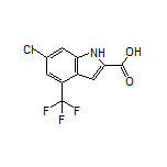 6-Chloro-4-(trifluoromethyl)indole-2-carboxylic Acid