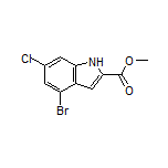 Methyl 4-Bromo-6-chloroindole-2-carboxylate