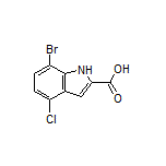 7-Bromo-4-chloroindole-2-carboxylic Acid