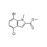 Methyl 7-Bromo-4-chloro-1-methylindole-2-carboxylate