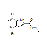 Ethyl 4-Bromo-7-chloroindole-2-carboxylate