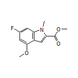 Methyl 6-Fluoro-4-methoxy-1-methylindole-2-carboxylate