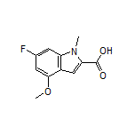 6-Fluoro-4-methoxy-1-methylindole-2-carboxylic Acid