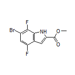 Methyl 6-Bromo-4,7-difluoroindole-2-carboxylate