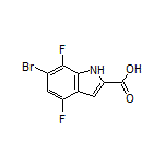 6-Bromo-4,7-difluoroindole-2-carboxylic Acid