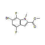 Methyl 6-Bromo-4,7-difluoro-1-methylindole-2-carboxylate