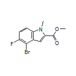 Methyl 4-Bromo-5-fluoro-1-methylindole-2-carboxylate