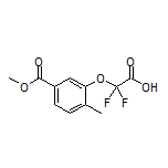 2,2-Difluoro-2-[5-(methoxycarbonyl)-2-methylphenoxy]acetic Acid