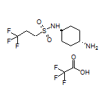 N-(trans-4-Aminocyclohexyl)-3,3,3-trifluoropropane-1-sulfonamide Trifluoroacetate