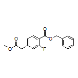 Benzyl 2-Fluoro-4-(2-methoxy-2-oxoethyl)benzoate